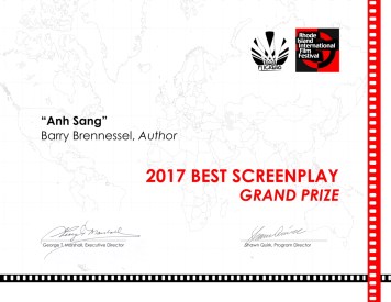 GRAND PRIZE BEST SCREENPLAY 2017